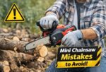 mini chainsaw mistakes